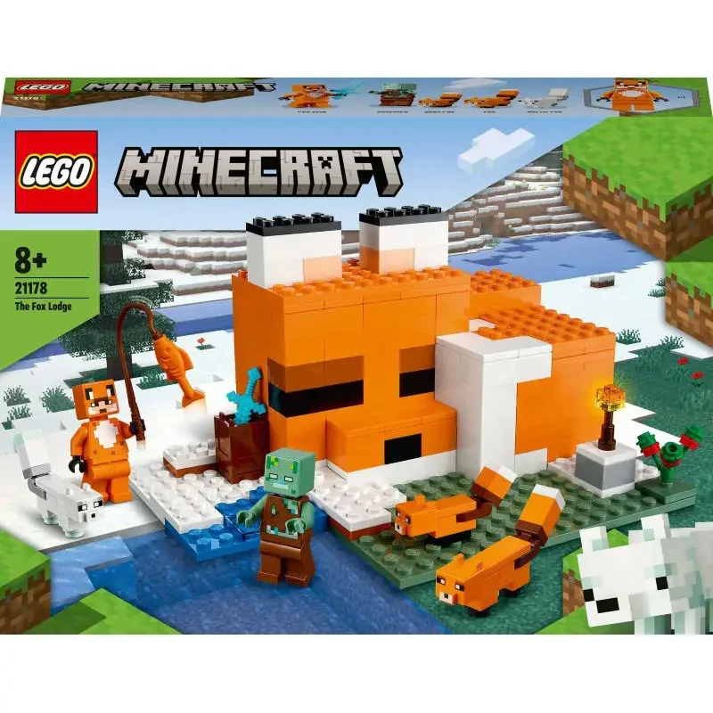 Φωτογραφία προϊόντος: Lego Minecraft Η Καλύβα Των Αλεπούδων (21178)