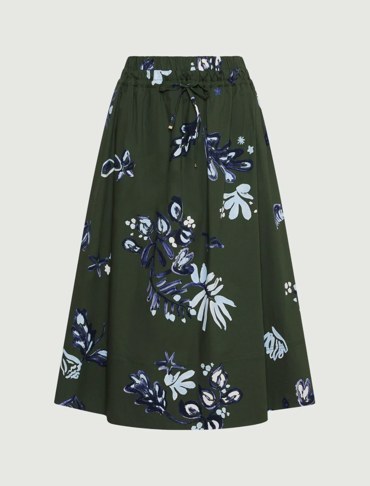 Φωτογραφία προϊόντος: Marella Flared calf-length skirt 3101075202002 Dark green