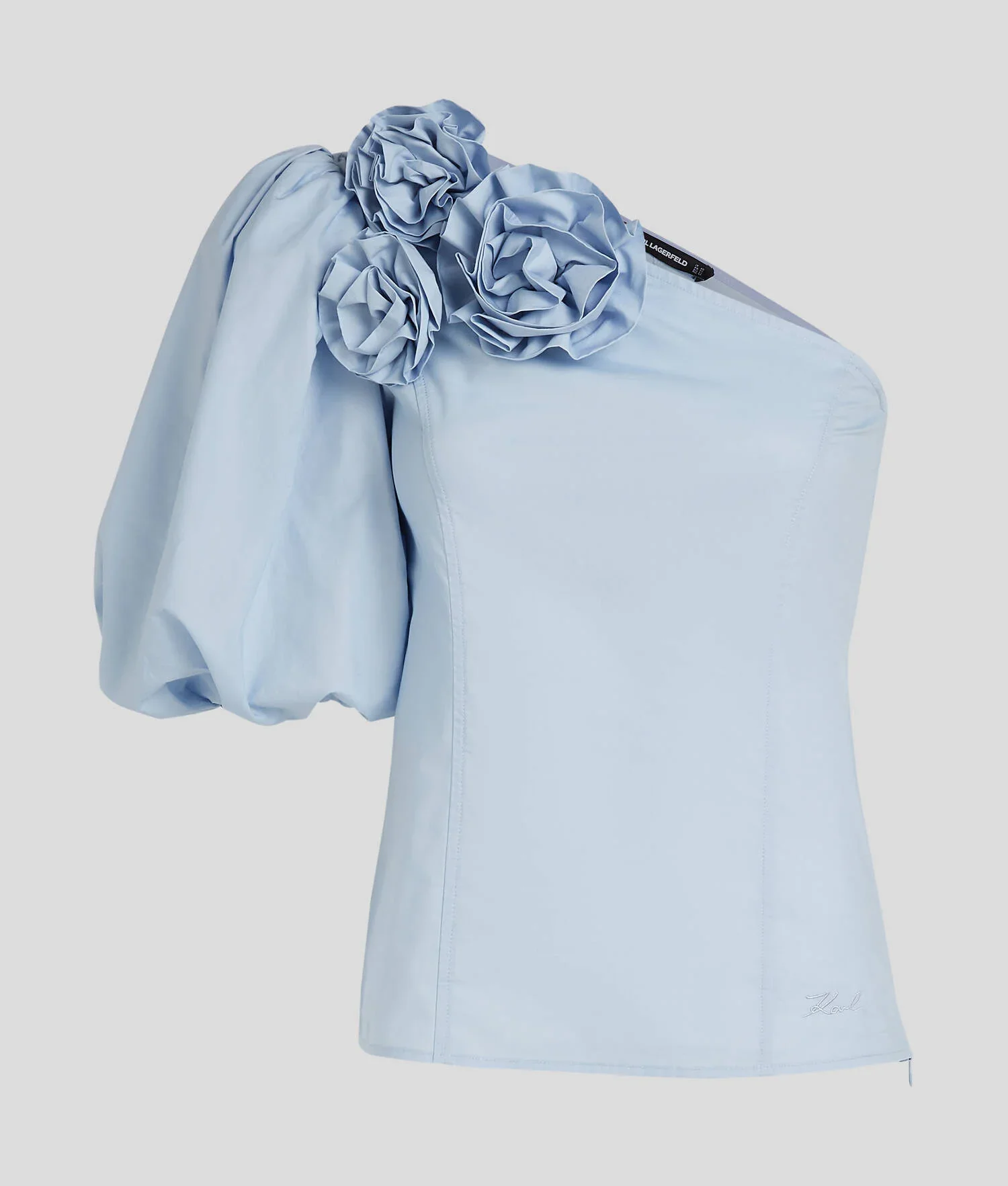 Φωτογραφία προϊόντος: KARL LAGERFELD FLOWER ONE-SHOULDER SHIRT A2W11008 Blue