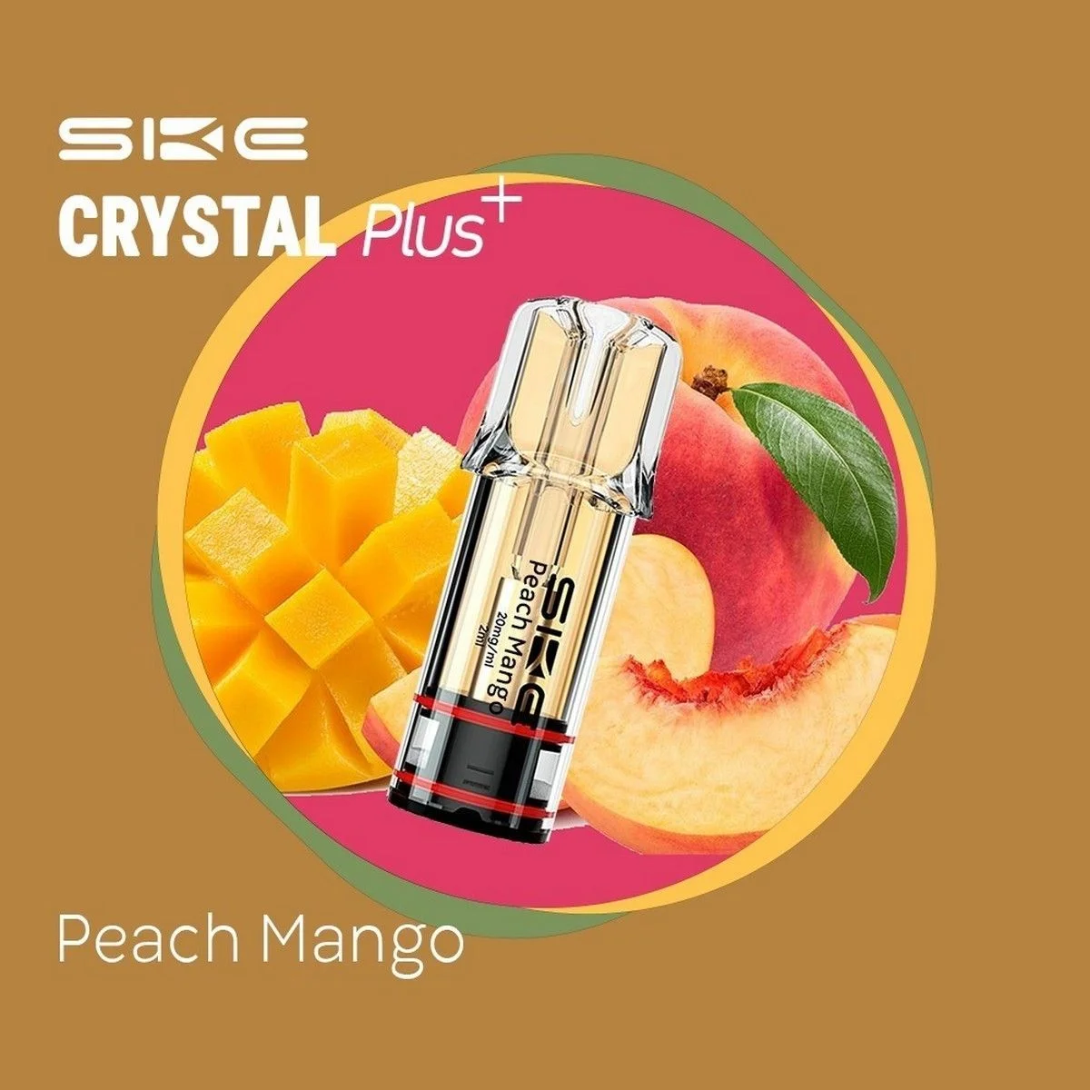 Φωτογραφία προϊόντος: SKE Crystal Plus Pod Peach Mango 2ml | 20mg