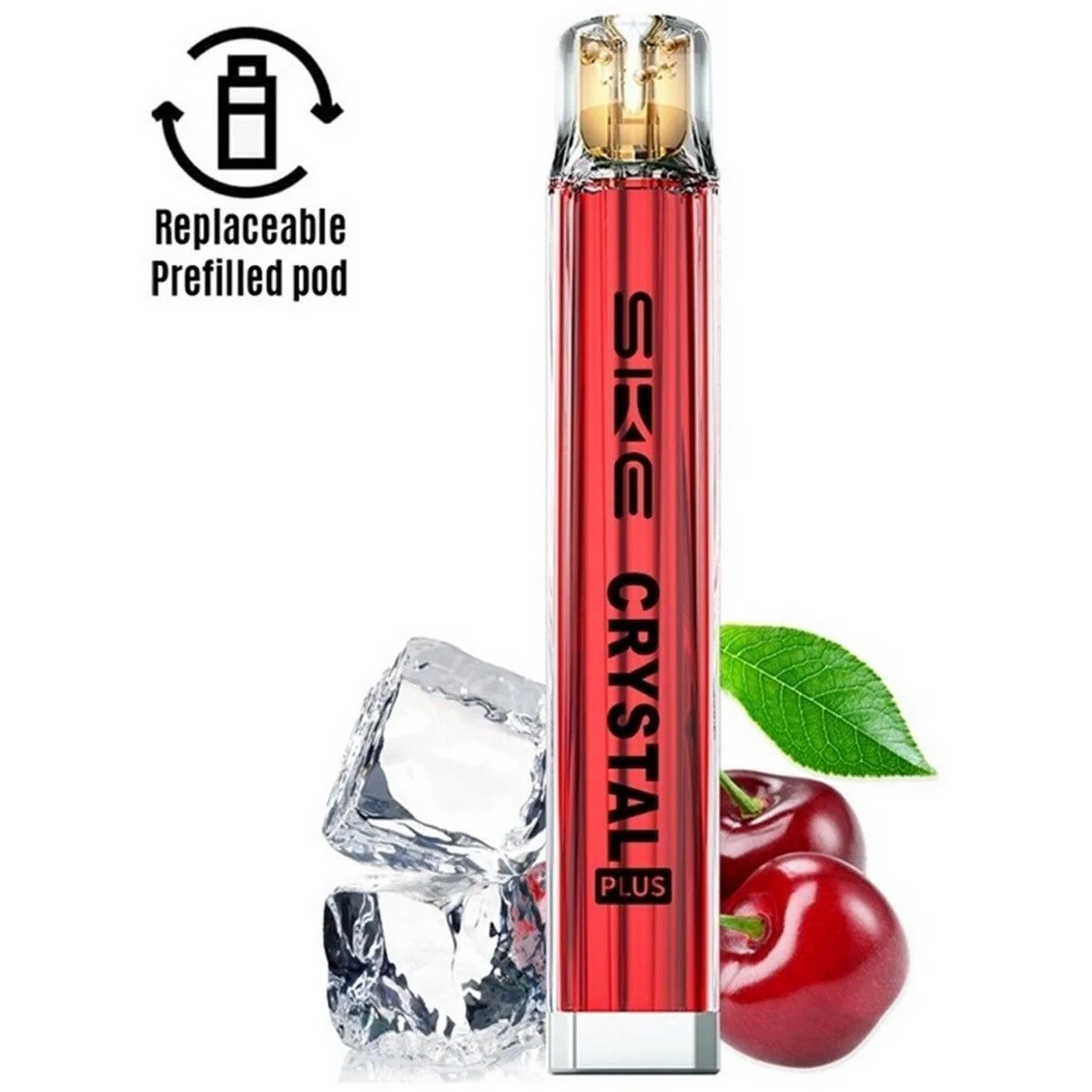 Φωτογραφία προϊόντος: SKE Crystal Plus Combo Red Device Cherry Ice 2ml | 20mg