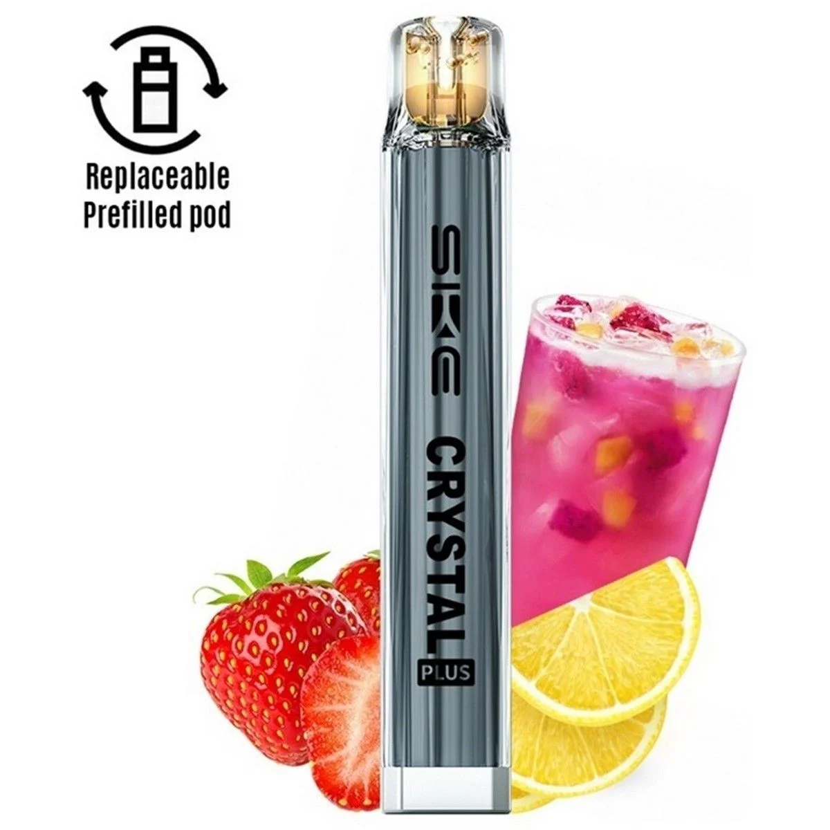 Φωτογραφία προϊόντος: SKE Crystal Plus Combo Grey Device Pink Lemonade 2ml | 20mg