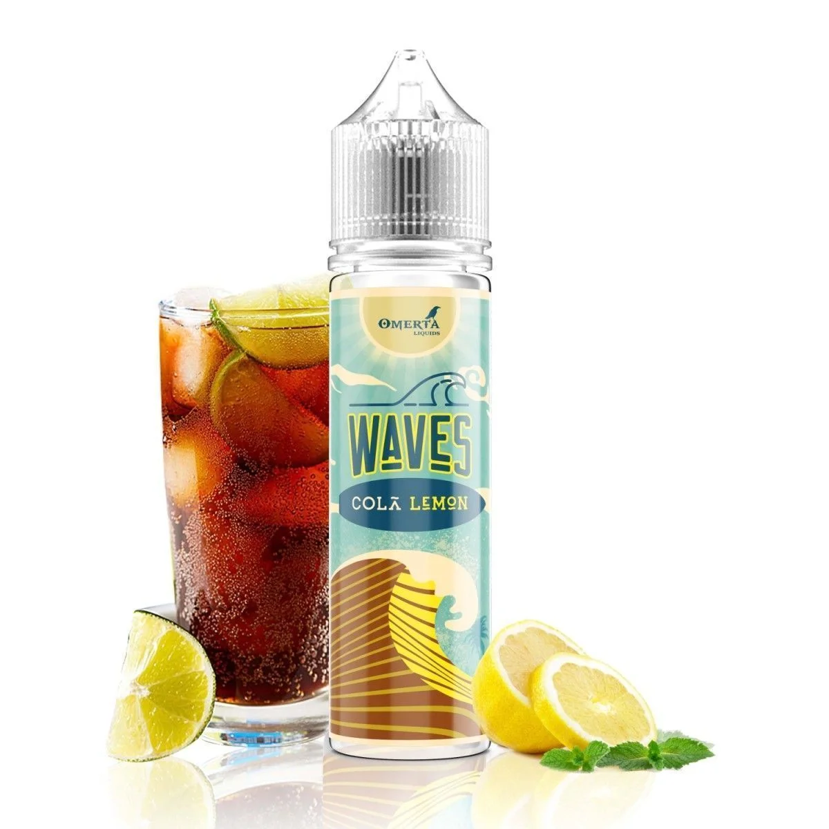 Φωτογραφία προϊόντος: Omerta Waves Flavor Shot Cola Lemon 15ml/60ml
