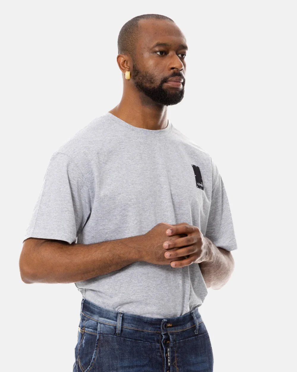 Φωτογραφία προϊόντος: COVER DENIM OVERSIZE T-SHIRT OVER Y110 #d5d4da
