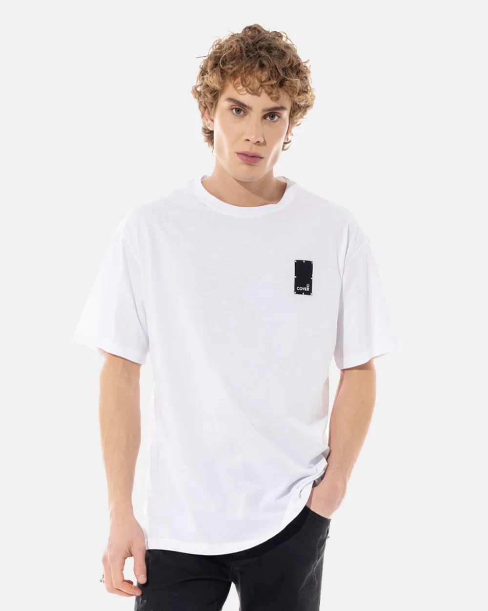 Φωτογραφία προϊόντος: COVER DENIM OVERSIZE T-SHIRT OVER Y110 #ffffff