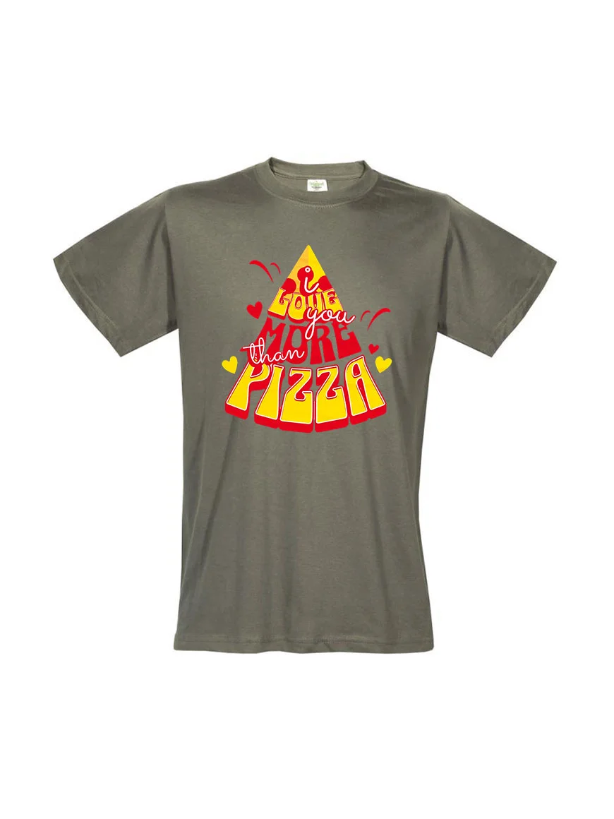 Φωτογραφία προϊόντος: Pizza Lover T-shirt 268 KHAKI