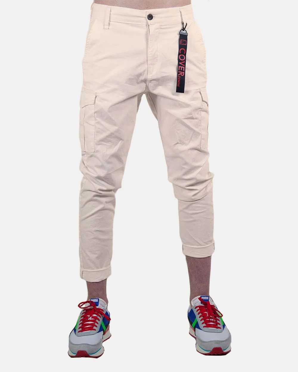 Φωτογραφία προϊόντος: COVER DENIM MILITARY PANTS LOGAN M0172-20 #efe1d6