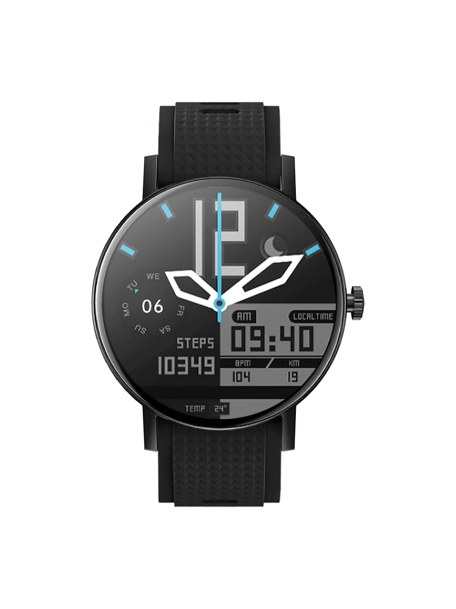Φωτογραφία προϊόντος: DAS.4 smartwatch SU10-95011 μαύρο λουράκι σιλικόνης Amoled οθόνη