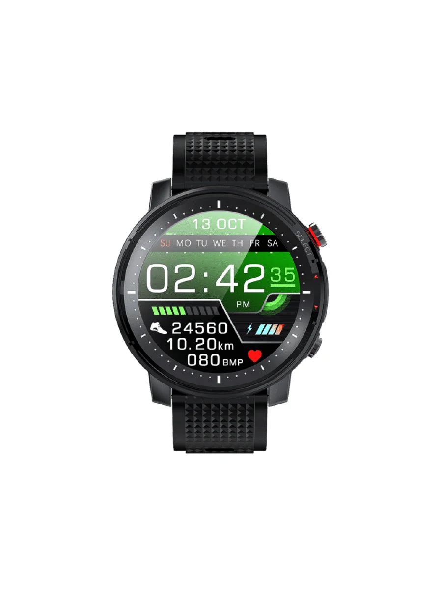 Φωτογραφία προϊόντος: DAS.4 smartwatch ST08-70071 μαύρο λουράκι σιλικόνης