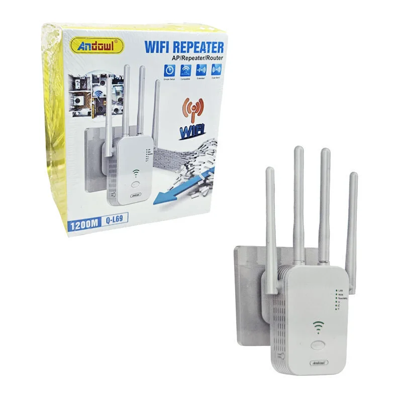 Φωτογραφία προϊόντος: OEM Andowl Q-L69 WiFi Extender Dual Band (2.4 & 5 GHz)