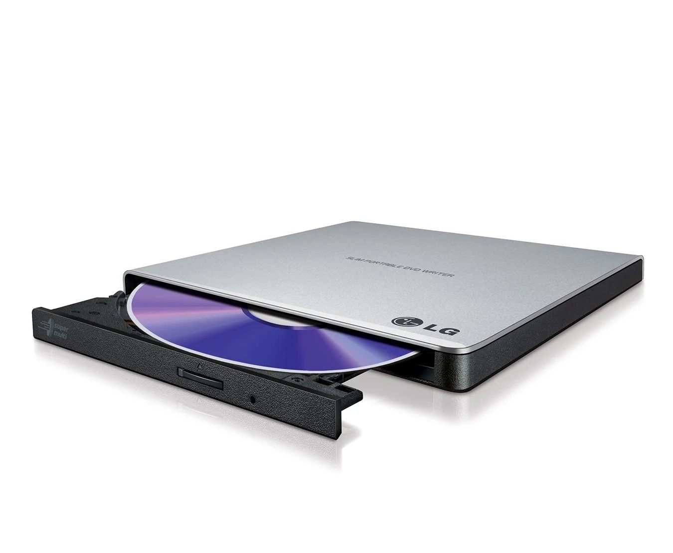 Φωτογραφία προϊόντος: Hitachi-LG data Storage HLDS DVD±RW/±R Slim [USB Ext] GP57ES40 Ret.SILVER