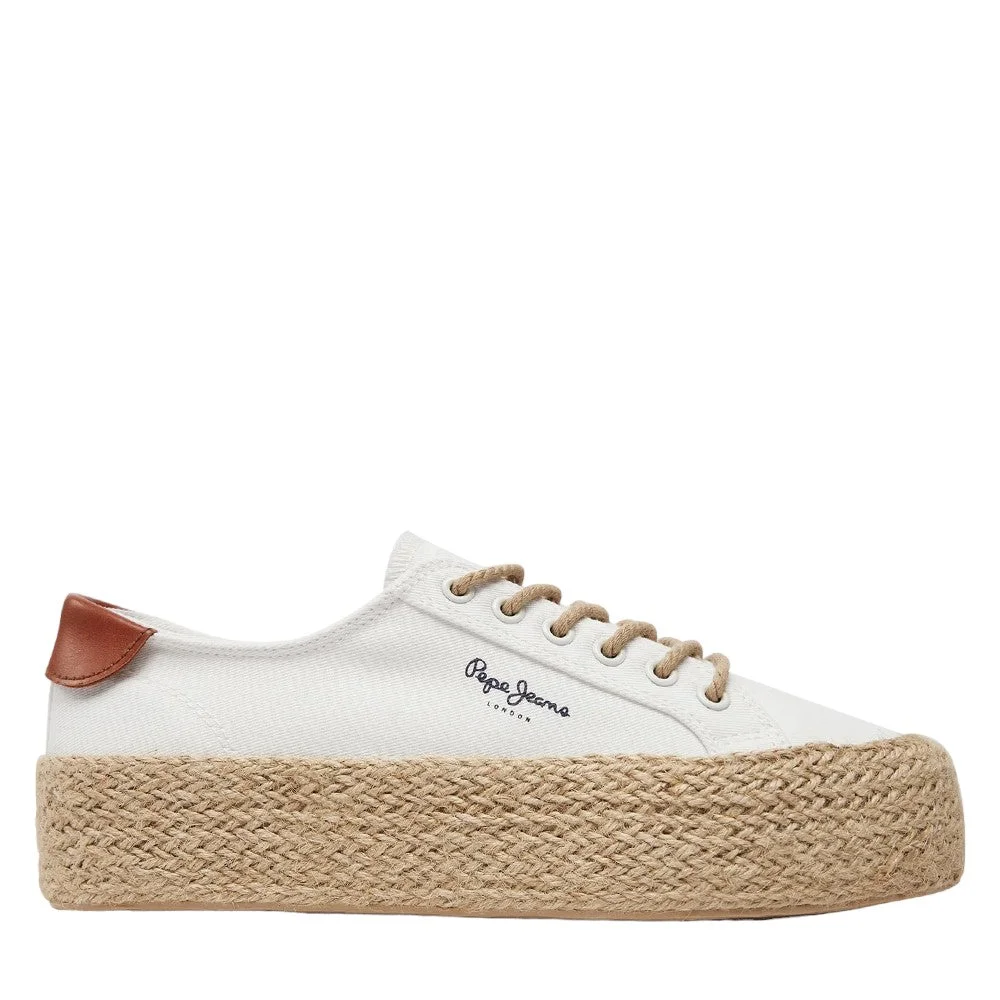 Φωτογραφία προϊόντος: PEPE JEANS Kyle Classic Εσπαντρίγια 36-41 - Λευκό - PJ10412/01