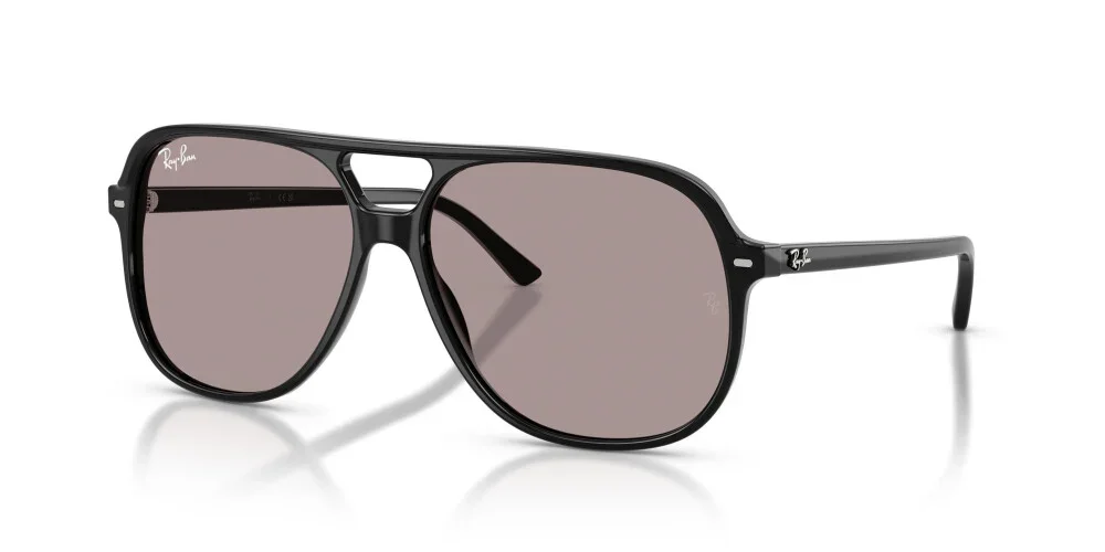 Φωτογραφία προϊόντος: Γυαλιά Ηλίου Ray-Ban Bill Unisex κοκκάλινα μαύρα με σκούρους μπορντώ φακούς 2198 90153 60mm