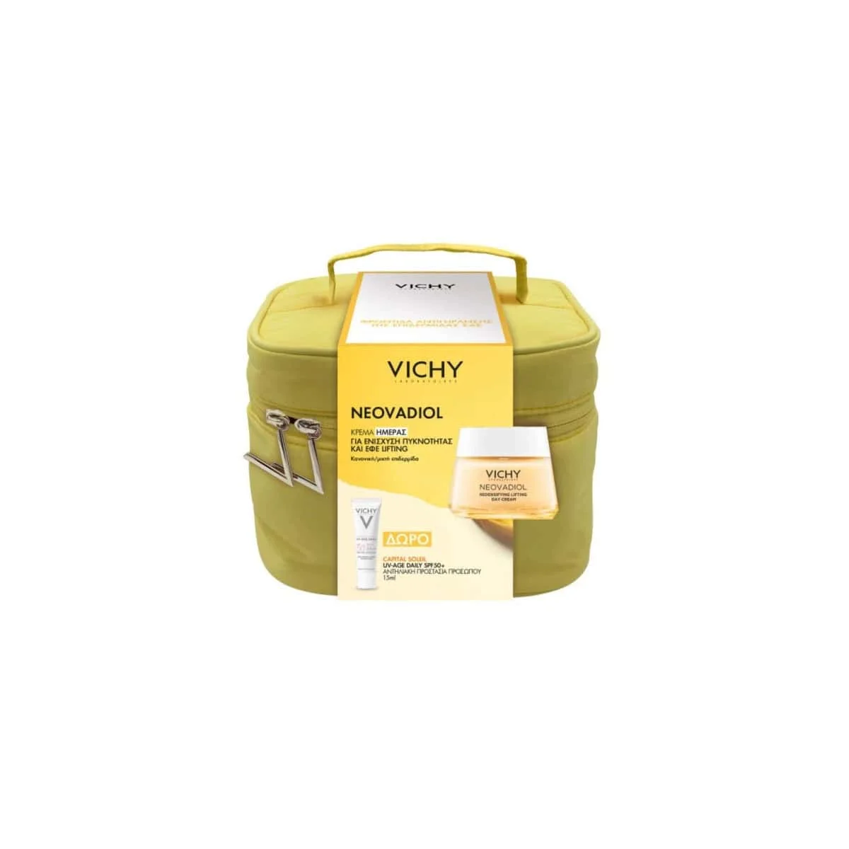 Φωτογραφία προϊόντος: Medipharmacy Vichy Νεσεσέρ Neovadiol Menopause Day Cream 50 ml & Capital Soleil Uv-Age Daily Spf 50+ 15 ml