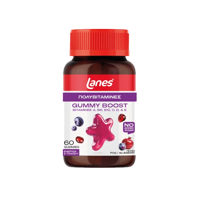 Φωτογραφία προϊόντος: Lanes Gummy Boost Συμπλήρωμα Διατροφής σε Ζελεδάκια Για Ενήλικες με Βιταμίνες Για Ενέργεια+Τόνωση 60 Ζελεδάκια