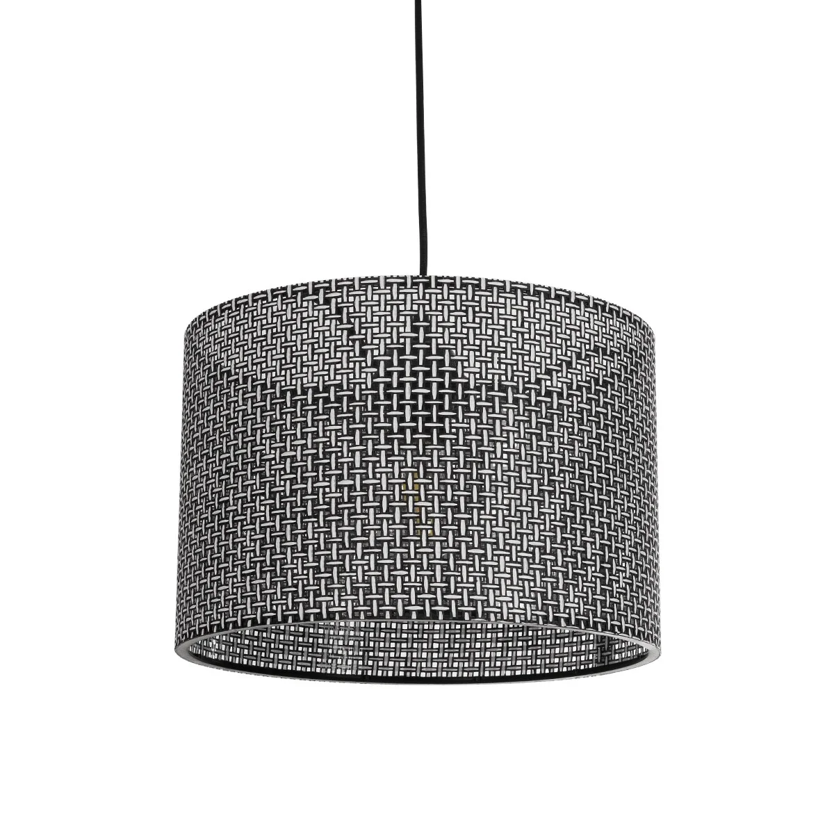 Φωτογραφία προϊόντος: GLOBOSTAR® CLAIRIE 203-0136 Μοντέρνο Κρεμαστό Φωτιστικό Οροφής με Ντουί 1 x E27 AC 220-240V IP20 - Μαύρο & Λευκό - Μ30 x Π30 x Υ22cm