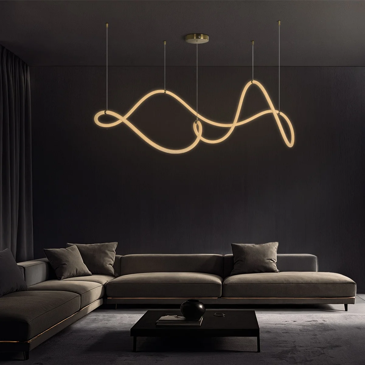 Φωτογραφία προϊόντος: Globostar kelvo® GLOW KLV-101-0157 Κρεμαστό Φωτιστικό Οροφής LED 65W 6500lm 360° AC 220-240V IP20 Ρυθμιζόμενο Λευκό CCT με Χειριστήριο από 2700K έως 6000K Dimmable - Lumileds SMD Chip - Σατι