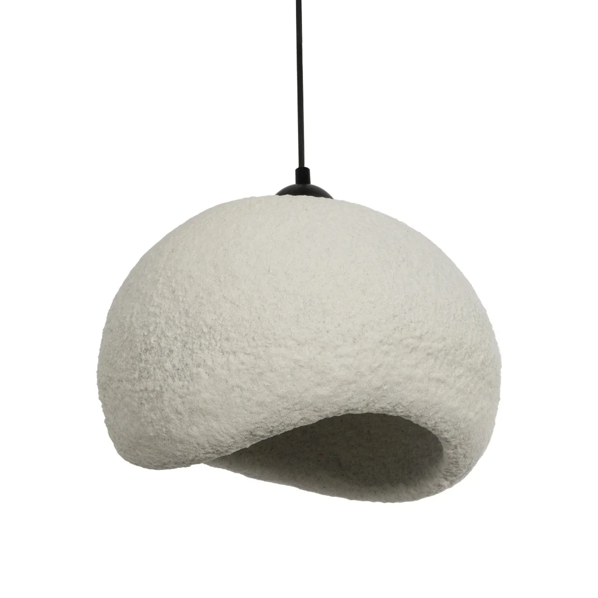 Φωτογραφία προϊόντος: GLOBOSTAR® STONE 204-0124 Μοντέρνο Κρεμαστό Φωτιστικό Οροφής με Ντουί 1 x E27 AC 220-240V IP20 - Γκρι - Μ35 x Π31 x Υ26cm