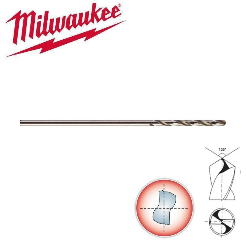 Φωτογραφία προϊόντος: Τρυπάνι Αέρος Milwaukee Thunderweb HSS-G DIN338 4.5mm Ασημί (4932352386)