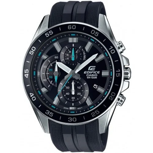 Φωτογραφία προϊόντος: CASIO Edifice Black Rubber Strap EFV-550P-1AVUEF