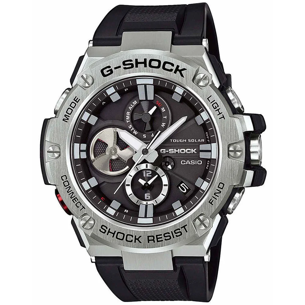 Φωτογραφία προϊόντος: CASIO G-SHOCK Βlack Rubber Strap GST-B100-1AER