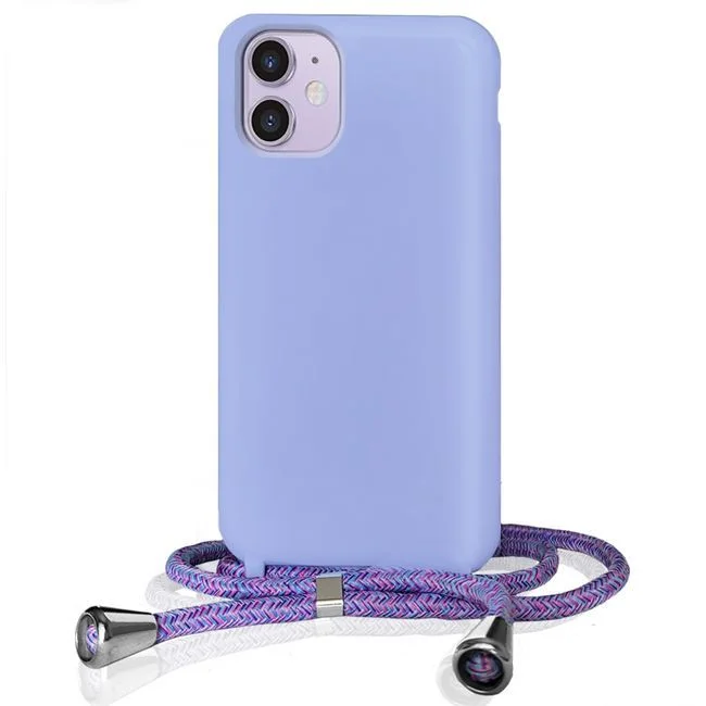 Φωτογραφία προϊόντος: Θήκη Orso Soft TPU Κορδόνι Violet iPhone 11