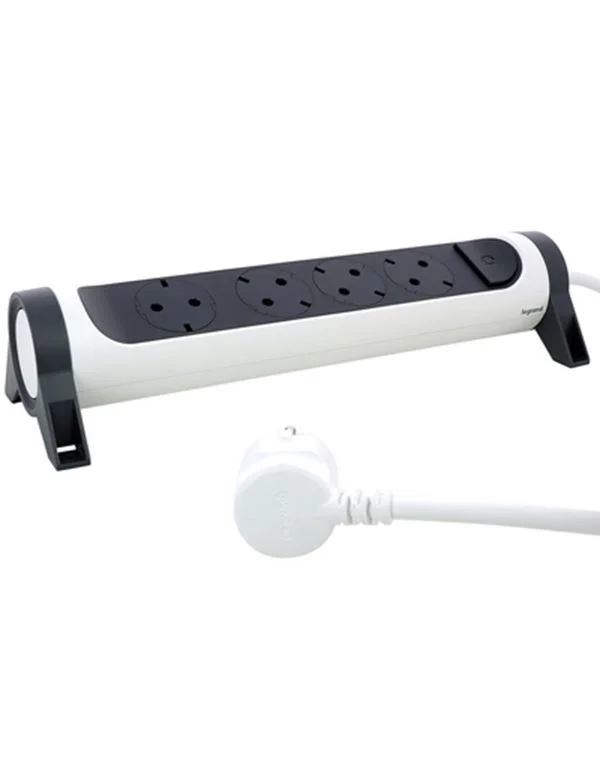 Φωτογραφία προϊόντος: Legrand SurgeArrest 4 Outlets 1.5m Cable White/Grey Rotating