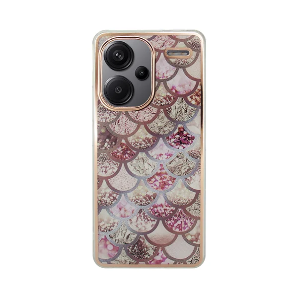 Φωτογραφία προϊόντος: Vivid Mermaid Scale Silicone Case Redmi Note 13 Pro+ 5G Rose Gold