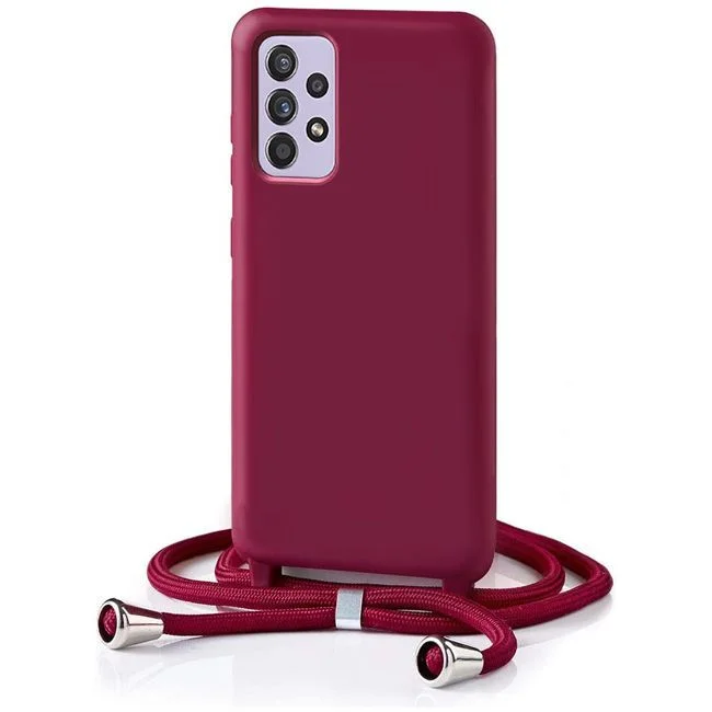 Φωτογραφία προϊόντος: Θήκη Orso Soft TPU Κορδόνι Wine Samsung Galaxy A53 5G