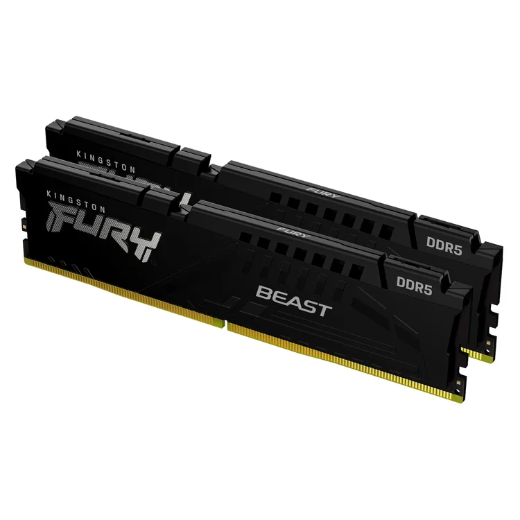 Φωτογραφία προϊόντος: KINGSTON Memory KF560C30BBEK2-16 FURY Beast Black DDR5, 6000MT/s, 16GB KIT OF 2, EXPO