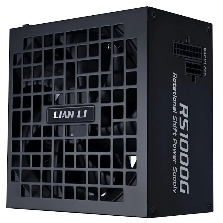 Φωτογραφία προϊόντος: Lian Li RS1000G Black - 1000 Watt 80+ Gold PSU - 12V-2x6 Colored Cable - Fully Modular
