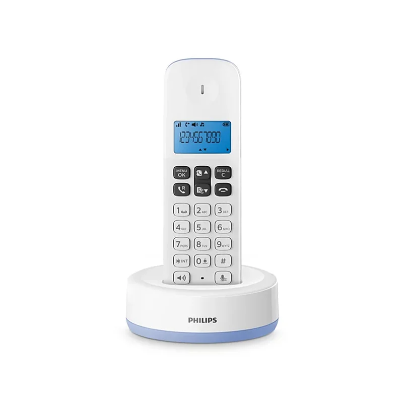 Φωτογραφία προϊόντος: Philips D161 Ασύρματο Τηλέφωνο Γαλάζιο/Λευκό (Ελληνικό Μενού) (D1611S/GRS)