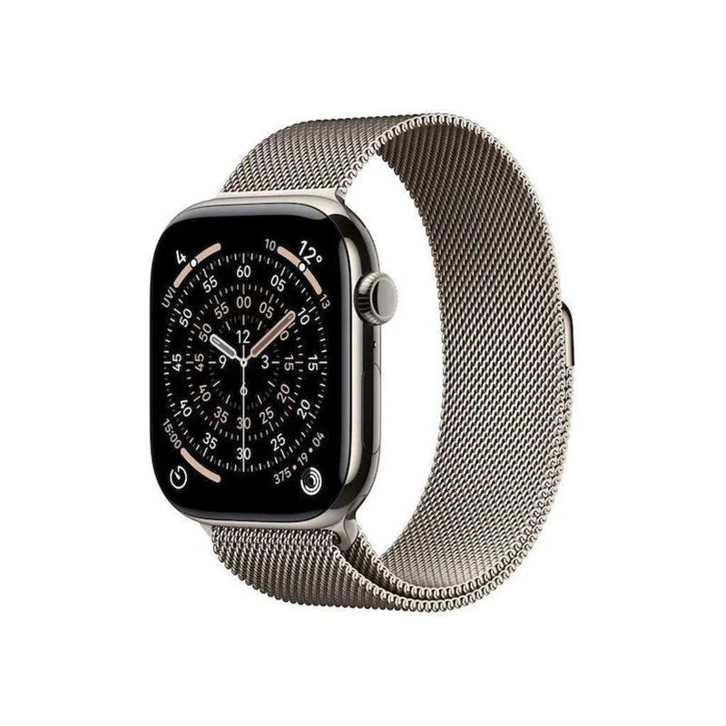 Φωτογραφία προϊόντος: Apple Watch Series 11 GPS + Cellular 46mm Natural Titanium Case with Natural Milanese Loop - M/L