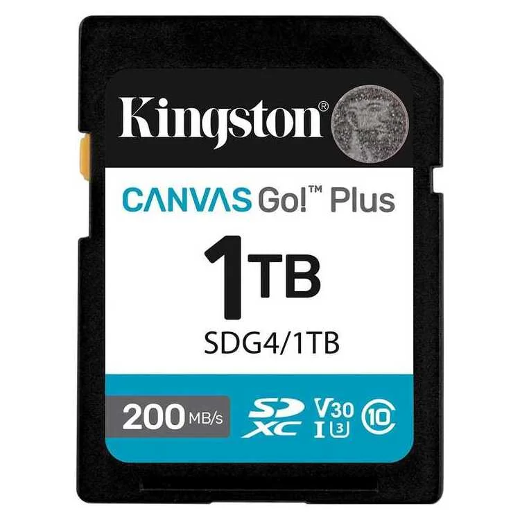 Φωτογραφία προϊόντος: KINGSTON Memory Card SD Canvas Go Plus SDG4/1TB Class 10