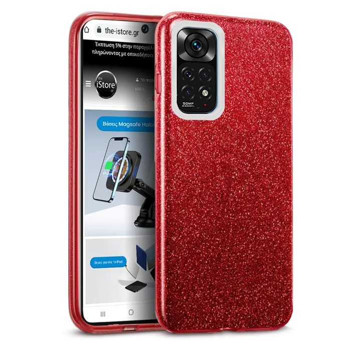 Φωτογραφία προϊόντος: Hybrid Strass Red Case Xiaomi Redmi Note 11 Pro 4G/5G