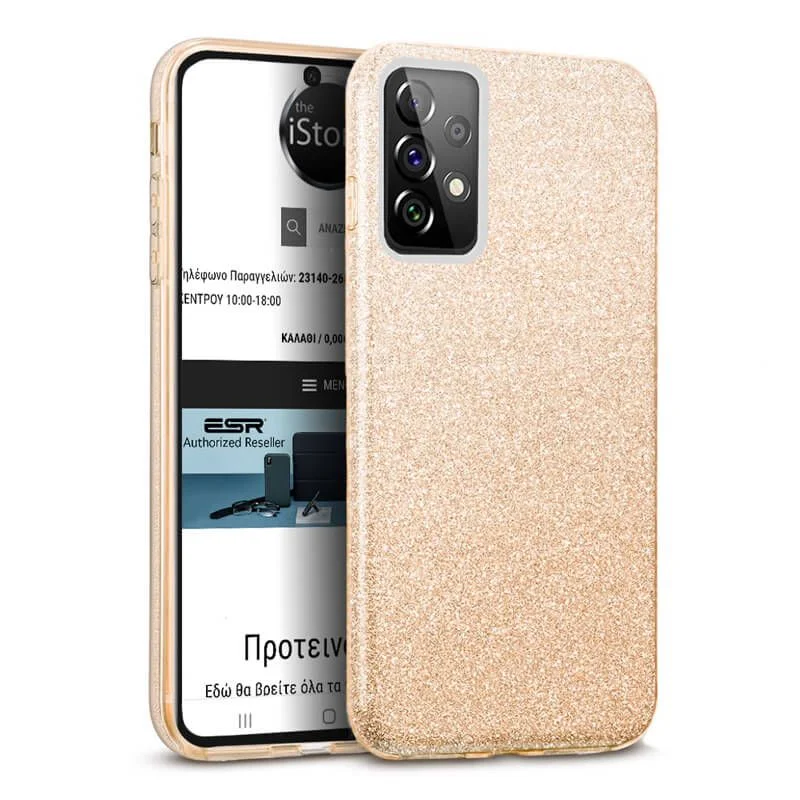 Φωτογραφία προϊόντος: Hybrid Strass Gold Case Samsung Galaxy A53 5G