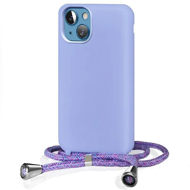 Φωτογραφία προϊόντος: Θήκη Orso Soft TPU Κορδόνι Violet iPhone 13