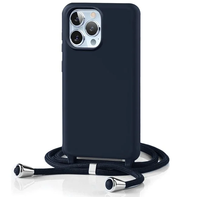 Φωτογραφία προϊόντος: Θήκη Orso Soft TPU Κορδόνι Blue iPhone 13 Pro