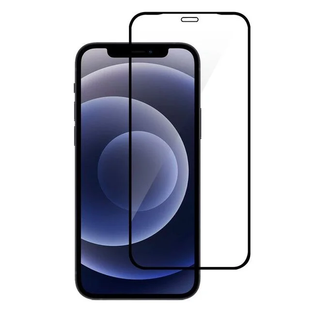 Φωτογραφία προϊόντος: 21D Full Glue Black Tempered Glass iPhone 12/12 Pro