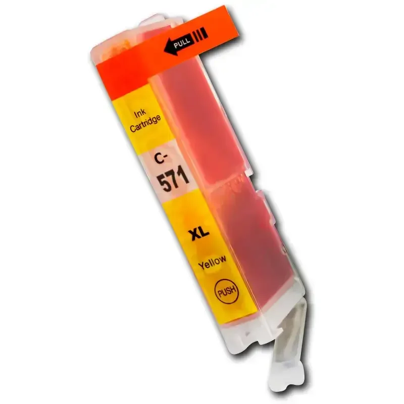 Φωτογραφία προϊόντος: Ninestar Συμβατό μελάνι Canon CLI-571XL Yellow 0334C001