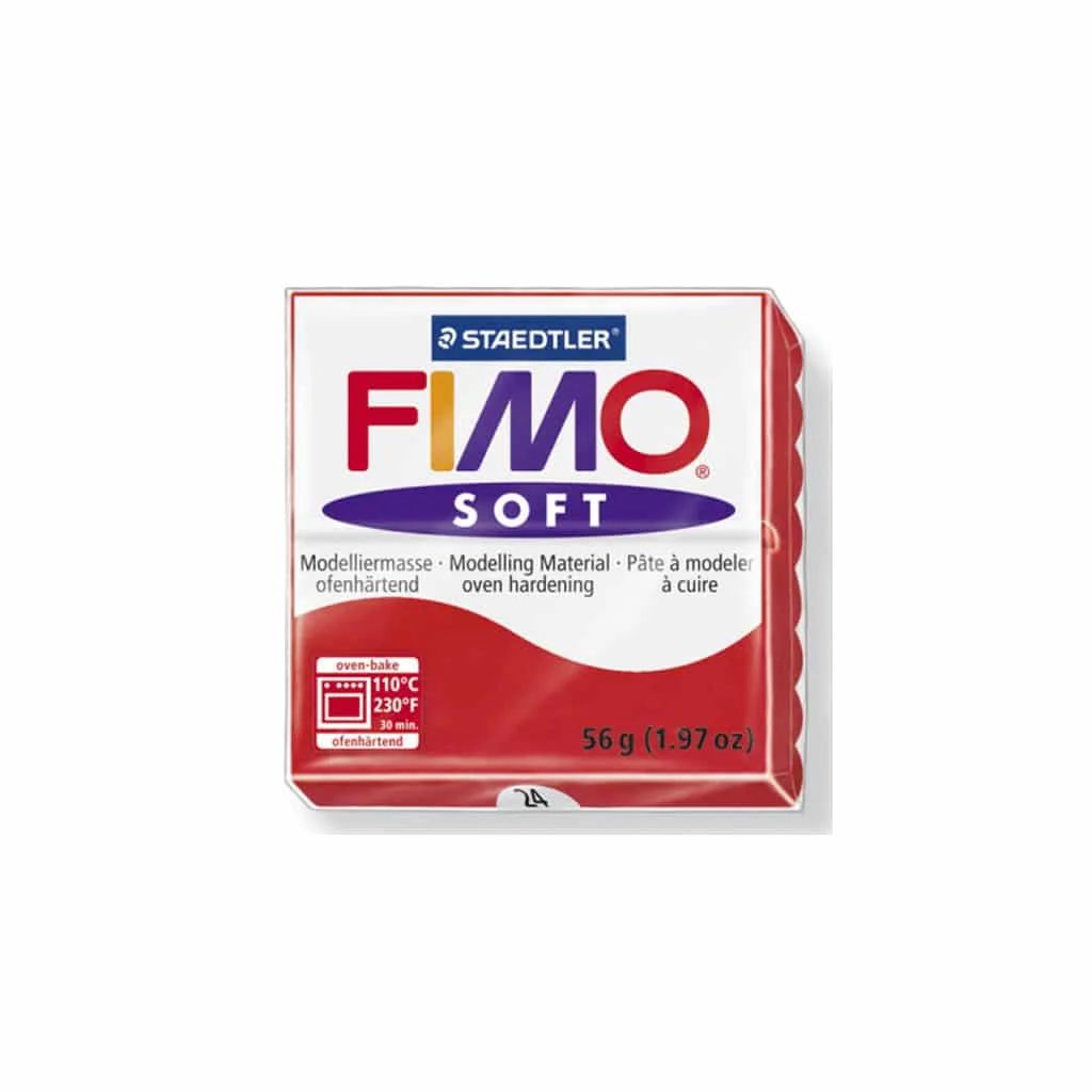 Φωτογραφία προϊόντος: FIMO Staedtler Soft Κόκκινο (Indian Red) 024