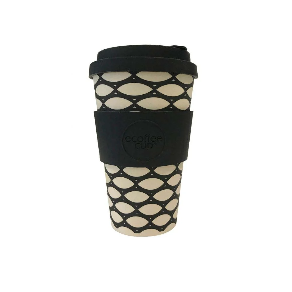Φωτογραφία προϊόντος: Ποτήρι Bamboo με καπάκι ECOFFEE Basketcase 400ml