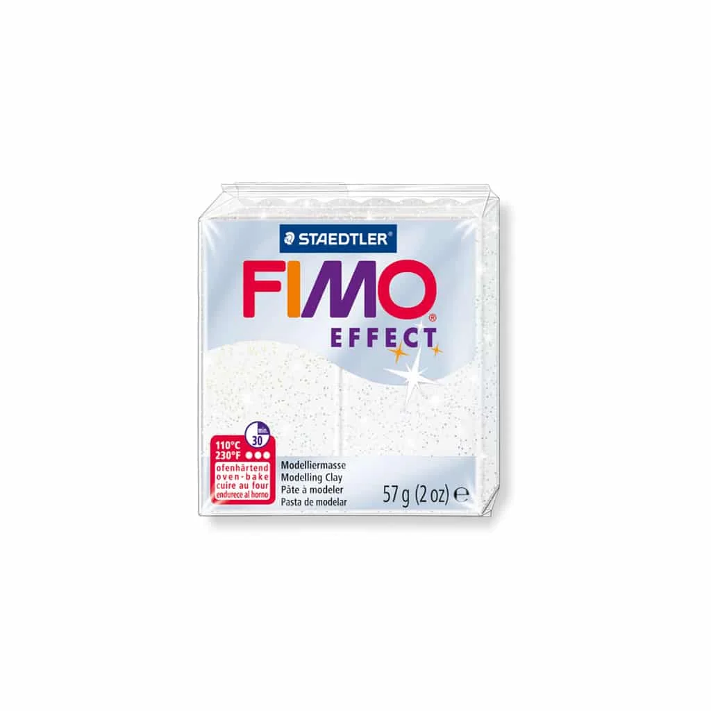 Φωτογραφία προϊόντος: FIMO Staedtler Effect Γκλίτερ Λευκό (Glitter White) 052