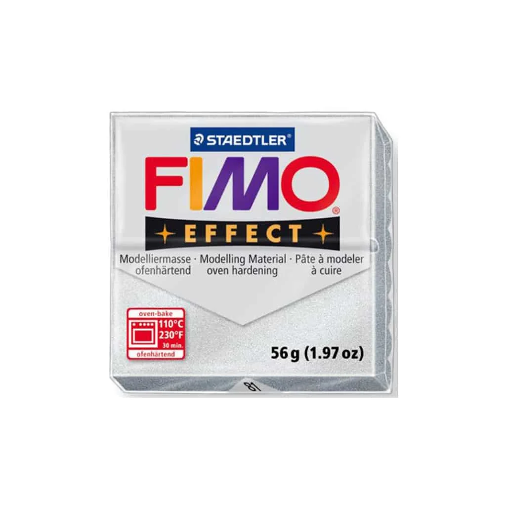 Φωτογραφία προϊόντος: FIMO Staedtler Effect Μεταλλικό Ασημί (Metallic Silver) 081