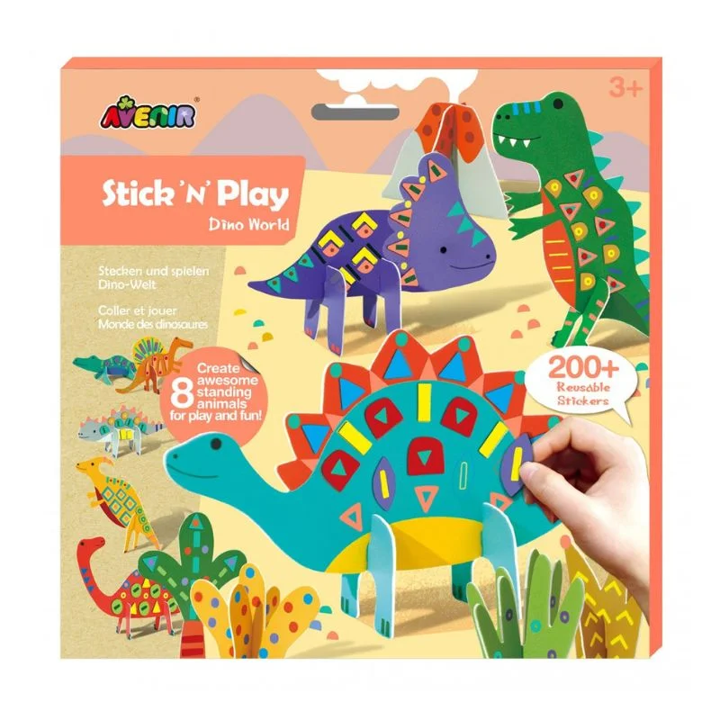 Φωτογραφία προϊόντος: Avenir Αυτοκόλλητα Stick 'n' Play Dino World