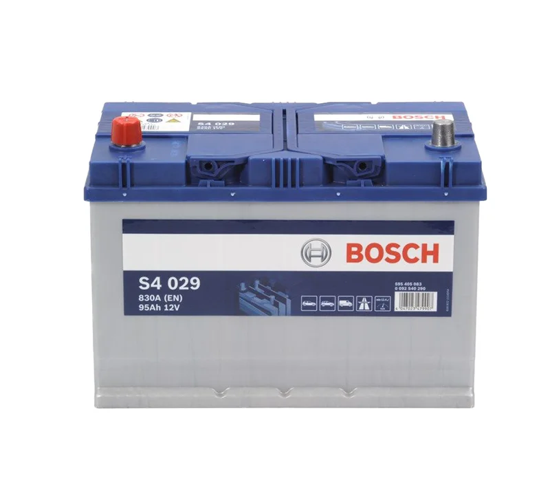 Φωτογραφία προϊόντος: Bosch S4029 – Μπαταρία Αυτοκινήτου 12V 95Ah 830A (EN) – 306×173×225 mm Α+
