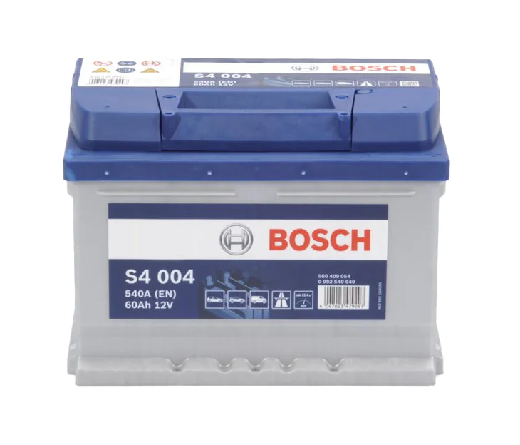 Φωτογραφία προϊόντος: Bosch S4004 – Μπαταρία Αυτοκινήτου 12V 60Ah 540A (EN) – 242×175×175 mm Δ+ (Low Height)