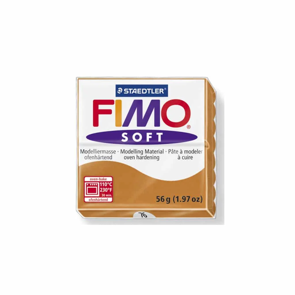 Φωτογραφία προϊόντος: FIMO Staedtler Soft Ανοιχτό Καφέ (Cognac) 076
