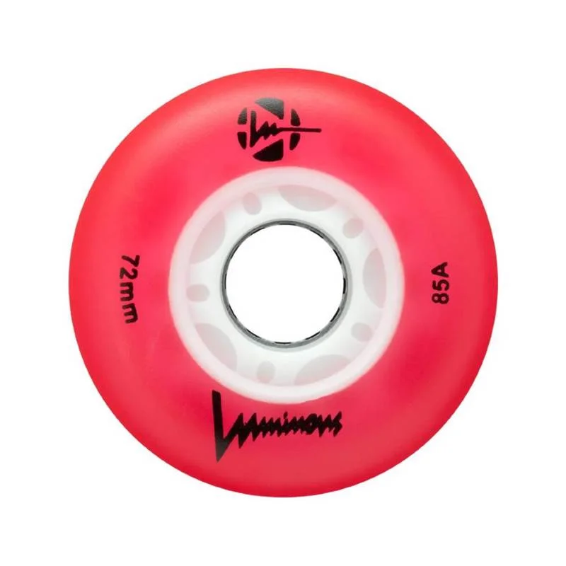 Φωτογραφία προϊόντος: LUMINOUS WHEELS LUMINOUS Ροδάκια Led 72χιλ./85A - Κόκκινο