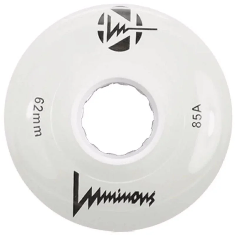 Φωτογραφία προϊόντος: LUMINOUS WHEELS LUMINOUS 62mm/85A ροδάκια - Λευκό (4αδα)